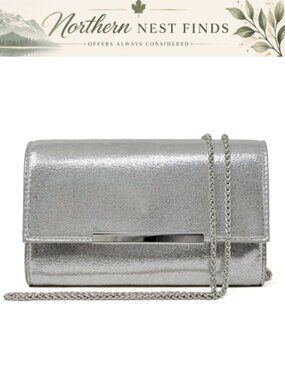 AFKOMST Small Convertible Clutch Wristlet Evening Bag Vegan Leather